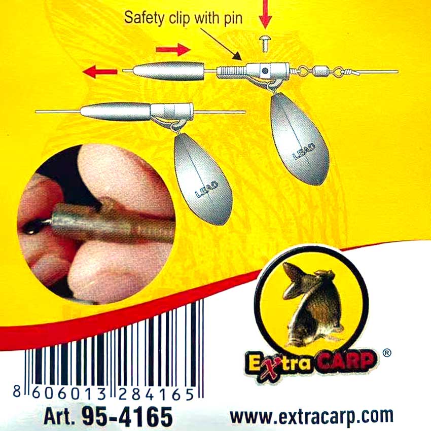 95-4165 Extra Carp SAFETY CLIP WITH PIN 10 pcs