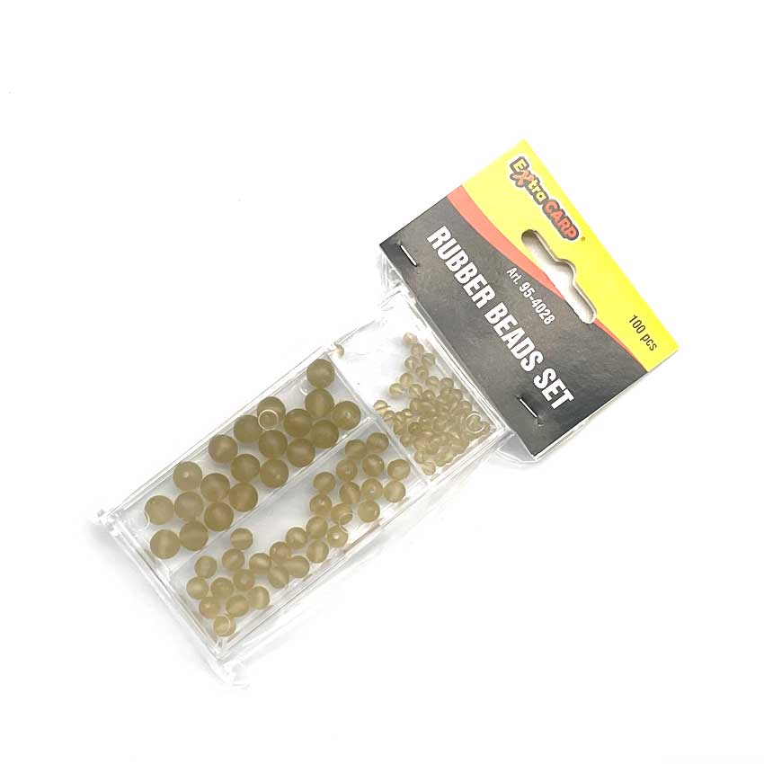 Extra CARP Rubber Beads Set 4mm-6mm-8mm  100 pcs