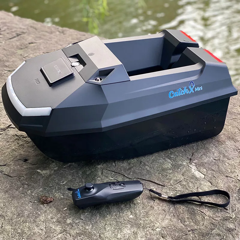 Rippton CatchX Mini Bait Boat | Carbon Fiber Black